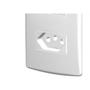 Imagem de Conjunto Siena 4X2 Branco Com Placa (2Tomadas 10A-V) 6083