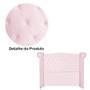 Imagem de Conjunto Sienna Cabeceira e Recamier Queen 160 Cm Corano Rosa Bebe - DL DECOR