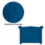 Imagem de Conjunto Sienna Cabeceira e Recamier Queen 160 Cm Suede Azul Royal - LM DECOR