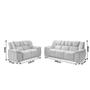 Imagem de Conjunto SofA 2 e 3 Lugares Suede Cordoba Hellen