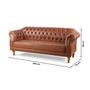 Imagem de Conjunto Sofá e Poltronas Chesterfield Duque