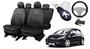 Imagem de Conjunto Sofisticado: Capas de Couro para Bancos Peugeot 307 2002-2012 + Capa de Volante + Chaveiro