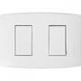 Imagem de Conjunto Soprano Ilus 4X2 Branco Com Placa(2Simples Distanciado) 5Ta99047