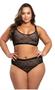 Imagem de Conjunto Soutien Top e Calcinha Duplo Plus Size