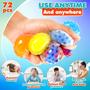 Imagem de Conjunto Squishy Stress Balls, pacote com 72 unidades para brinquedos Anxiety Fidget