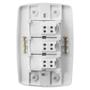 Imagem de Conjunto Suporte e Placa 4x2 com 3 Interruptores Simples 10A 250V~ Linha LEV Ilumi - 8719