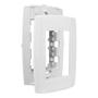 Imagem de Conjunto Suporte e Placa 4x2 com 3 Interruptores Simples 10A 250V~ Linha Slim Ilumi - 8019