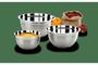 Imagem de Conjunto Suprema com 3 Tigelas em Aço Inox 1,3L/2,3L/3,7L - Brinox
