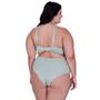 Imagem de Conjunto Sutiã e Calcinha Lingerie Plus Size Cós Alto com Detalhe de Renda Carolina