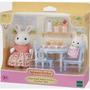 Imagem de Conjunto Sylvanian Families - Mesa de Cafe da Manha - Mamae e Bebe Coelhos de Neve EPOCH MAGIA