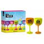 Imagem de Conjunto Taças de Gin 580 ml Com 2 Unidades Degradê O Gin Não Pode Ter Fim Plástico Drink - BrasFoot