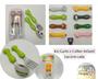 Imagem de Conjunto Talher Infantil Garfo e Colher Inox Alta Qualidade Kit Com Estojo Bebe Pontas Arredondadas