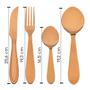 Imagem de Conjunto Talheres Fratelli Faqueiro Aço Inox 24 Pc Rose Gold