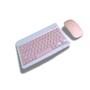 Imagem de Conjunto Teclado Com Mouse Bluetooth Sem Fio Coloridos Wireless