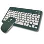 Imagem de Conjunto Teclado Com Mouse Bluetooth Sem Fio Coloridos Wireless