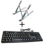 Imagem de Conjunto teclado usb abtn2  e suporte note aluminio  qte