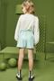 Imagem de Conjunto Teen Blusa em Malha Wave Shorts em material sintético