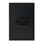 Imagem de Conjunto Tomada 10A 2P+T 4X2 Preto 615080Pt Pial Plus+