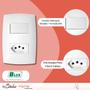 Imagem de Conjunto Tomada 20a + Interruptor Simples - Blux Linha Home