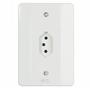 Imagem de Conjunto Tomada 2P+T 10A/250V com Placa Vertical Mill - Mec Tronic