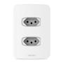 Imagem de Conjunto Tomada Dupla 20A 4x2 Branca Gracia Maxx 85659 Alumbra