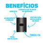 Imagem de Conjunto Tomada Horizontal Preto Carbono 10a 4x2 Revitá