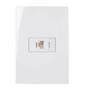 Imagem de Conjunto Tomada Rede RJ45 CAT5e Informática 4x2 Sleek MarGirius