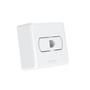 Imagem de Conjunto Tomada Sistema Conector Para Telefonia Rj11 Branco Durín