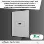 Imagem de Conjunto Tomada Usb 2a Com Placa Completa Cor Prata/Cinza/ Grafite  - B.lux