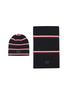 Imagem de Conjunto Tommy Hilfiger Global Stripe: Cachecol, Gorro e Luvas
