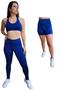 Imagem de Conjunto Top Calça Legging e Short Suplex Fitness