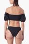 Imagem de Conjunto top ciganinha com pregas preto