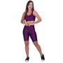 Imagem de Conjunto Top com Bojo e Bermuda Fitness 3D BRUNA