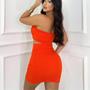 Imagem de Conjunto Top Cropped com Saia Curta Gringas