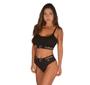 Imagem de Conjunto Top e Calcinha Canelado Esportivo Lingerie Academia