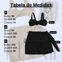 Imagem de Conjunto Top e Saia Linho com Faixa Transpassada Moda Elegante