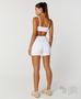Imagem de Conjunto Top Elastico Alto Giro Branco+Bermuda Elastico P