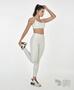 Imagem de Conjunto Top Elastico Alto Giro Prata+Legging Elastico G