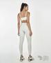 Imagem de Conjunto Top Elastico Alto Giro Prata+Legging Elastico G