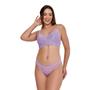 Imagem de Conjunto Top em Renda Chantily Cropped sem Bojo com Calcinha Fio Dental Moda Intima Feminina Juliana