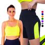 Imagem de Conjunto Top fitness ALÇA FINA bojo Feminino + SHORT leg LEGGING REDINHA Academia Corrida 644