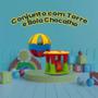 Imagem de Conjunto Torre E Bola Chocalho Crianças Brinquedo Educativo
