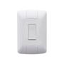 Imagem de Conjunto Tramontina Aria 4X2 Branco Com Placa (1 Campainha)  57241/007