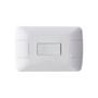 Imagem de Conjunto Tramontina Aria 4X2 Branco Com Placa (1 Campainha)  57241/007