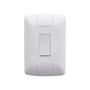 Imagem de Conjunto Tramontina Aria 4X2 Branco Com Placa (1 Campainha)  57241/007