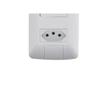 Imagem de Conjunto Tramontina Aria 4X2 Branco Com Placa (1 Simples+1Tomada )  57241/064
