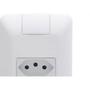 Imagem de Conjunto Tramontina Aria 4X2 Branco Com Placa (1 Tomada 20A) 57241/013