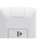 Imagem de Conjunto Tramontina Aria 4X2 Branco Com Placa (1 Tomada Rj45) 57241/022