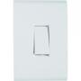 Imagem de Conjunto Tramontina Liz 4X2 Branco Com Placa (1 Bipolar)