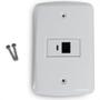 Imagem de Conjunto Tramontina Liz 4X2 Branco Com Placa (1 Tomada Rj45)